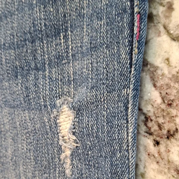 Aeropostale Distressed Blue Denim Shorts - Picture 15 of 16